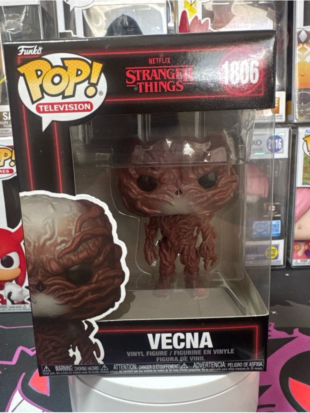 Funko Pop! Television Stranger Things Vecna 1806 Vinyl Figure - Brown